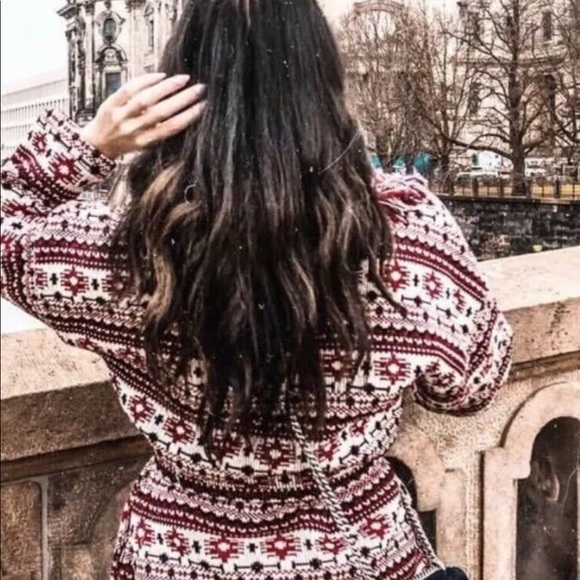 Zara red fringed jacket - Picture 10 of 11